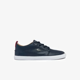 Baskets Bayliss pour homme en cuir avec col perforé