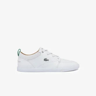 Baskets Bayliss pour homme en cuir avec col perforé