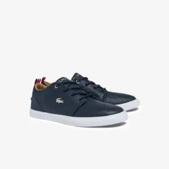 Baskets Bayliss pour homme en cuir avec col perforé