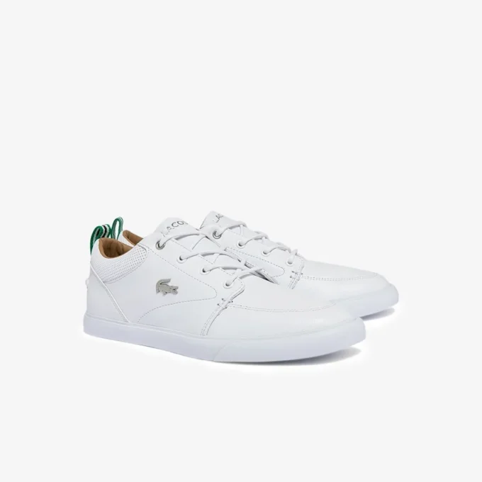 Baskets Bayliss pour homme en cuir avec col perforé