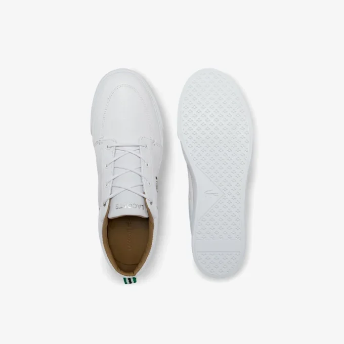 Baskets Bayliss pour homme en cuir avec col perforé