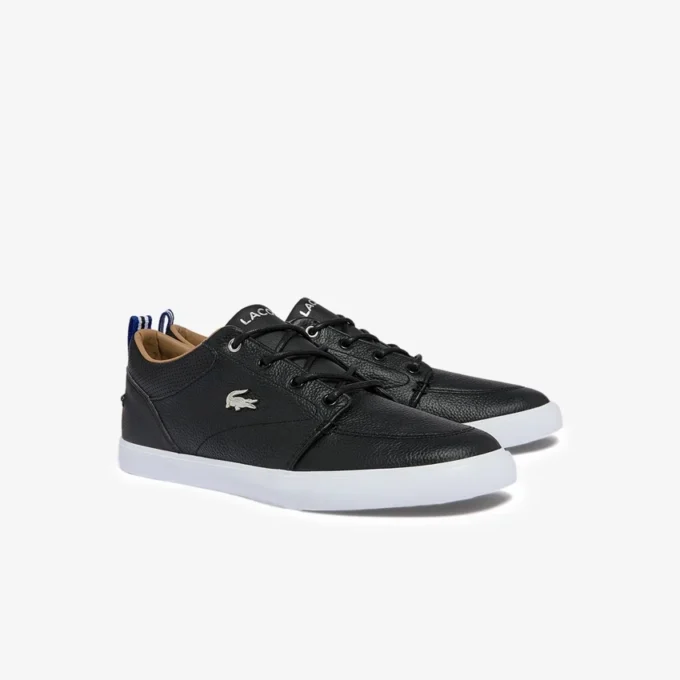 Baskets Bayliss pour homme en cuir à col perforé