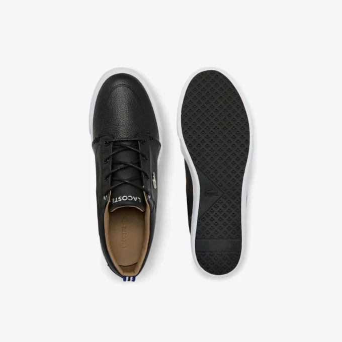 Baskets Bayliss pour homme en cuir à col perforé