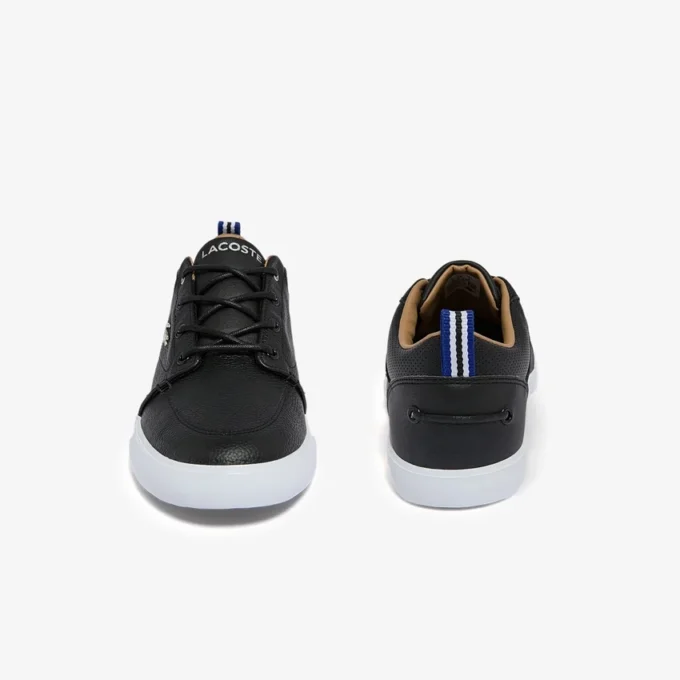 Baskets Bayliss pour homme en cuir à col perforé