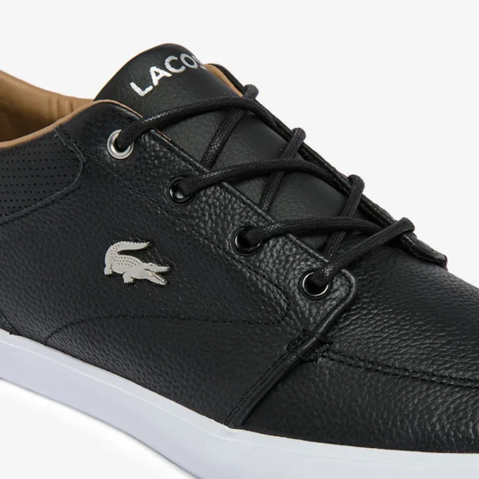Baskets Bayliss pour homme en cuir à col perforé