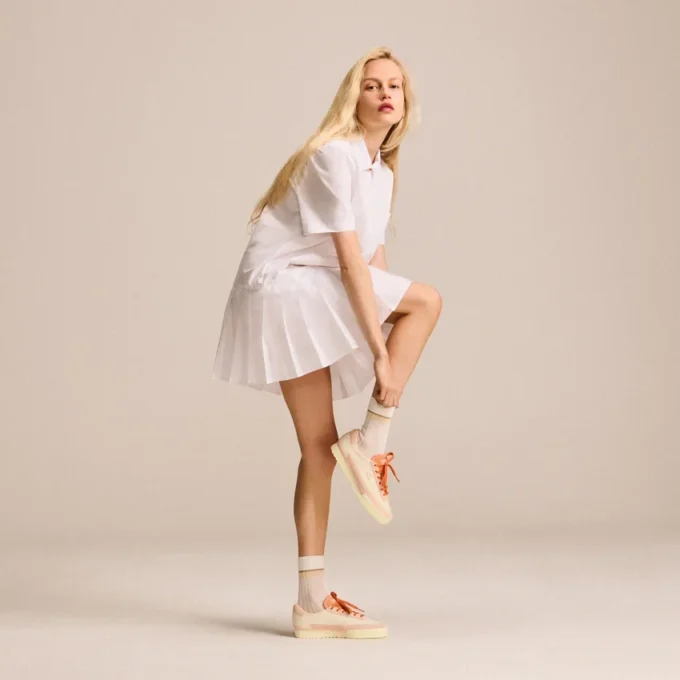 Baskets en cuir Aura pour femme