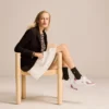 Baskets en cuir Baseshot Pro pour femme