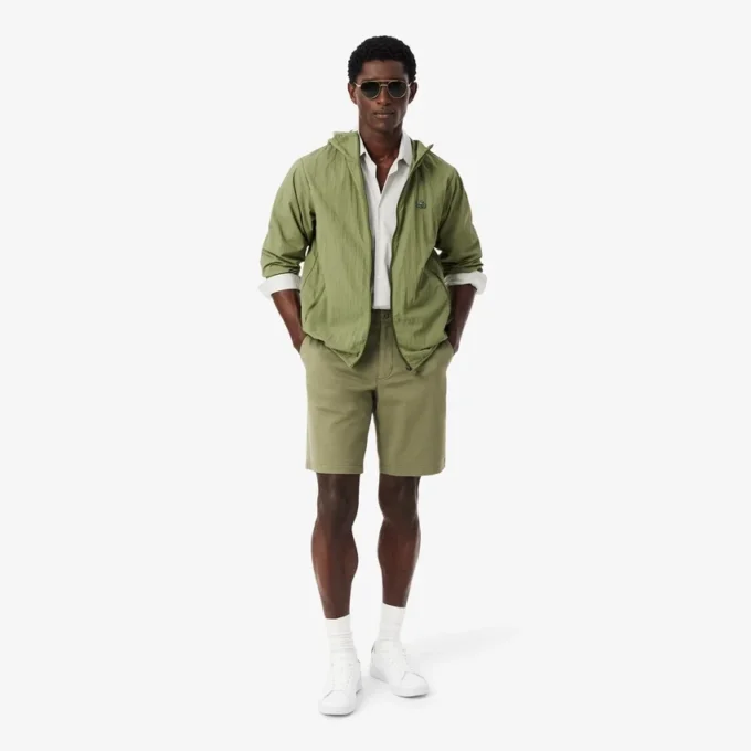 Bermuda en coton stretch coupe classique Bermuda en coton stretch coupe classique