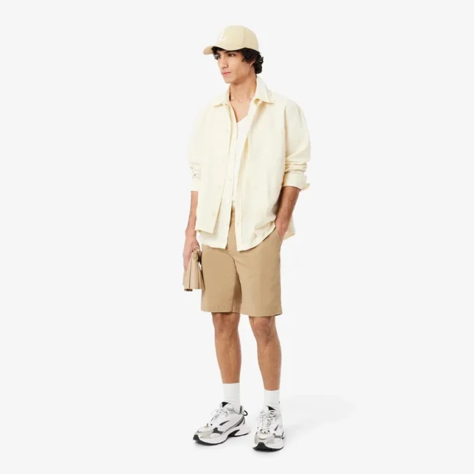 Bermuda en coton stretch coupe classique Bermuda en coton stretch coupe classique