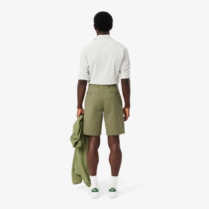 Bermuda en coton stretch coupe classique Bermuda en coton stretch coupe classique