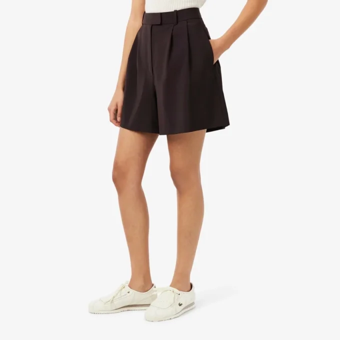 Bermuda oversize plissé en laine The Blend
