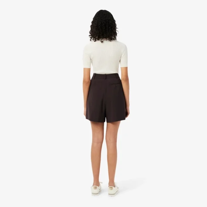 Bermuda oversize plissé en laine The Blend