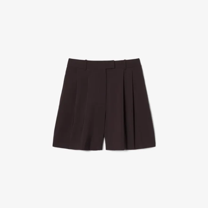 Bermuda oversize plissé en laine The Blend