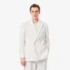 Blazer à double boutonnage pour homme avec écusson Heritage brodé
