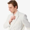 Blazer à double boutonnage pour homme avec écusson Heritage brodé