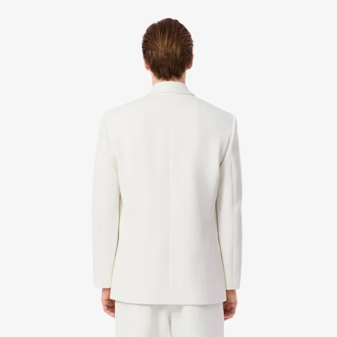 Blazer à double boutonnage pour homme avec écusson Heritage brodé