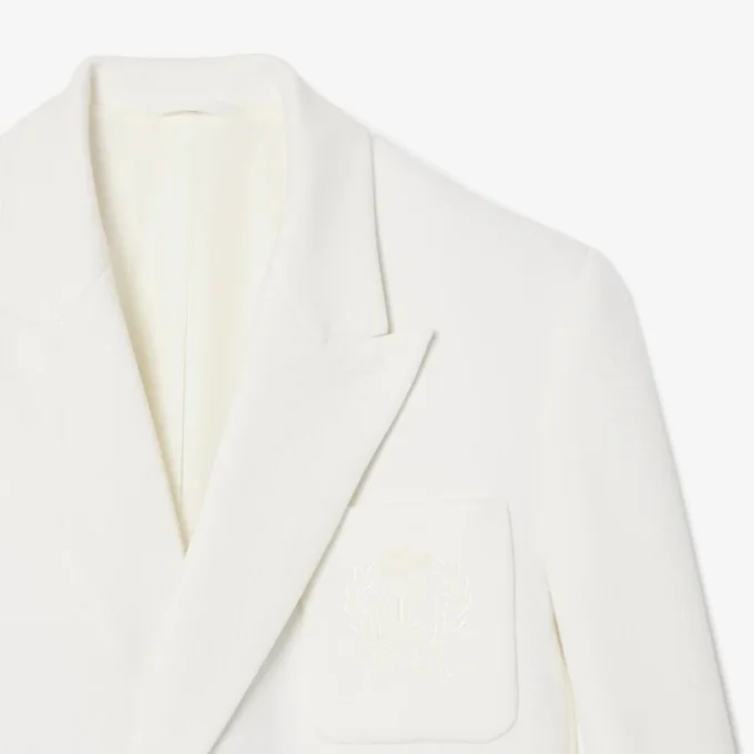 Blazer à double boutonnage pour homme avec écusson Heritage brodé