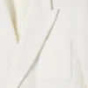 Blazer à double boutonnage pour homme avec écusson Heritage brodé
