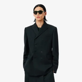 Blazer en laine léger à double boutonnage Runway