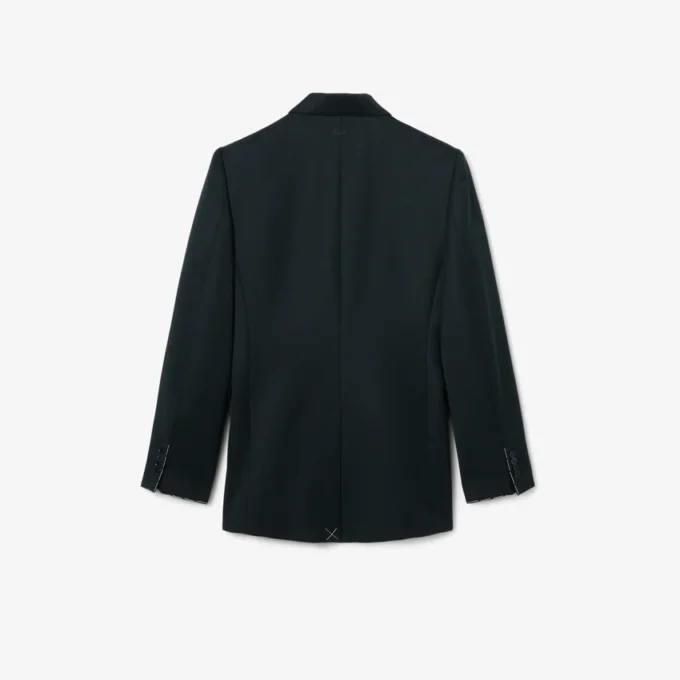 Blazer en laine léger à double boutonnage Runway