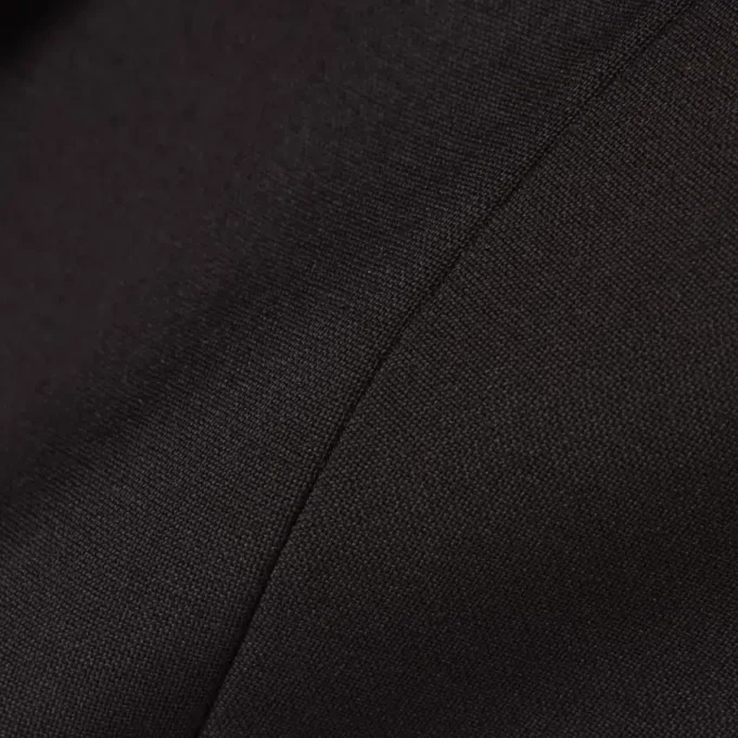 Blazer en laine slim fit avec logo brodé pour femme