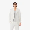 Blazer en mélange de lin pour homme