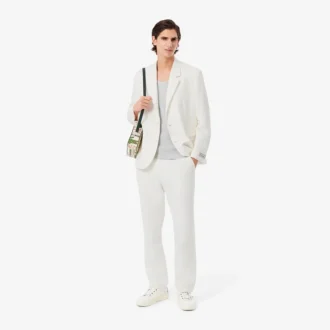 Blazer en mélange de lin pour homme