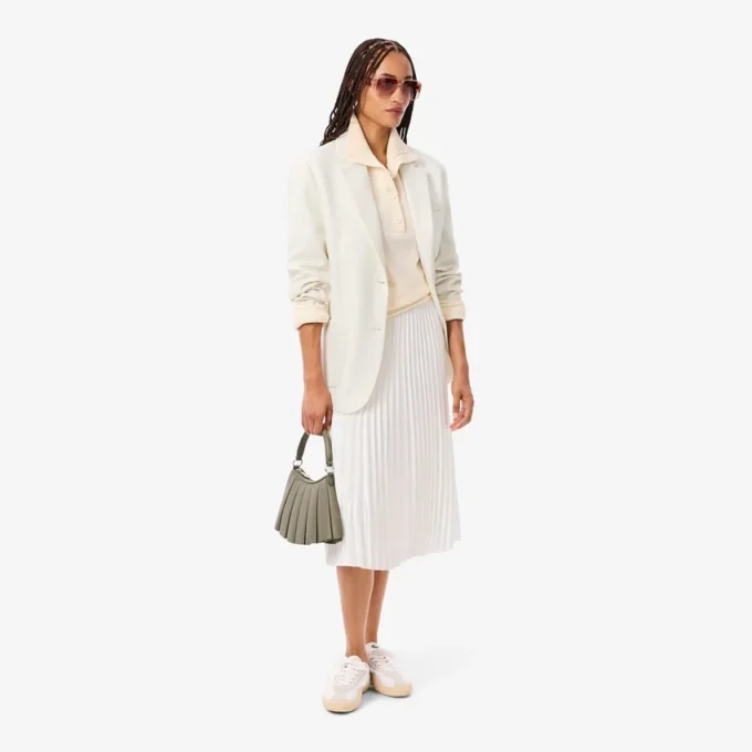 Blazer en twill de laine pour femme