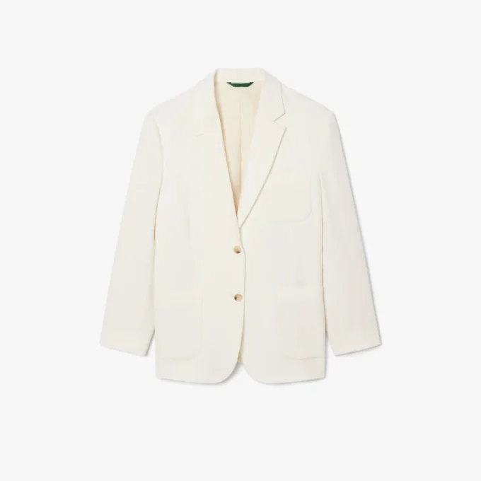 Blazer en twill de laine pour femme