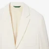 Blazer en twill de laine pour femme