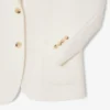 Blazer en twill de laine pour femme