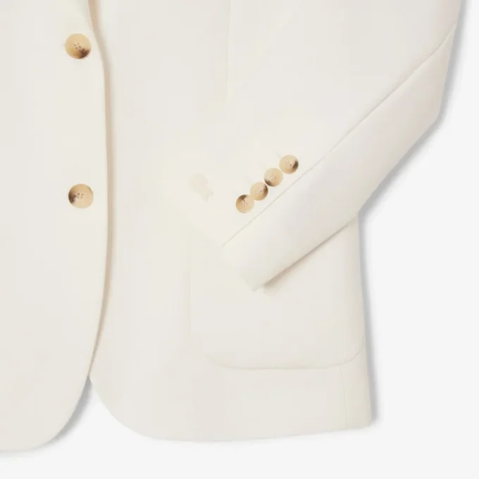 Blazer en twill de laine pour femme