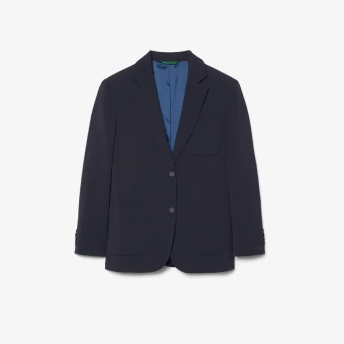 Blazer fluide en piqué