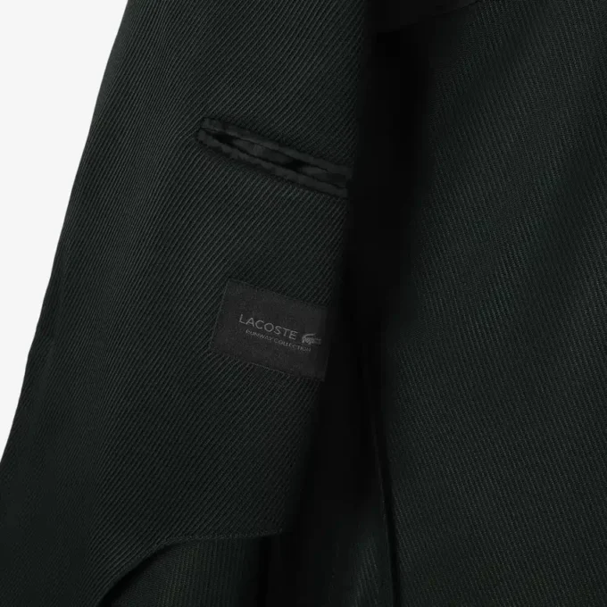 Blazer Runway à col châle en satin