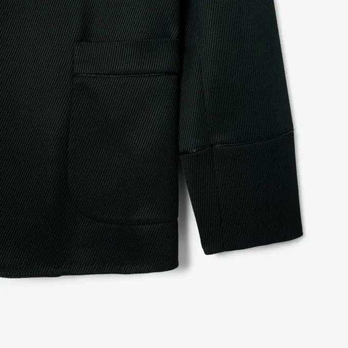 Blazer Runway à col châle en satin