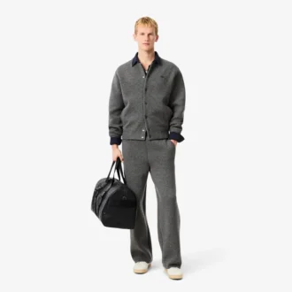 Blouson aviateur en jersey de laine mérinos pour homme