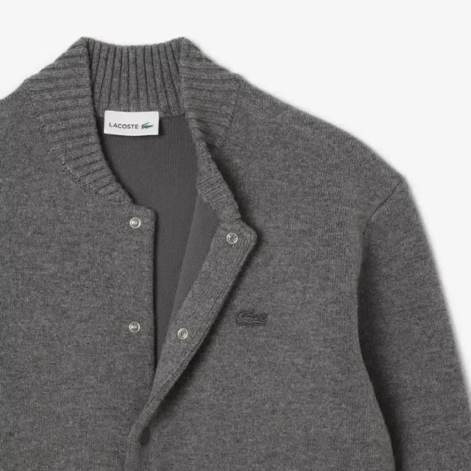 Blouson aviateur en jersey de laine mérinos pour homme