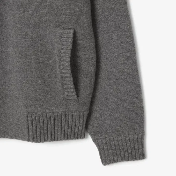 Blouson aviateur en jersey de laine mérinos pour homme