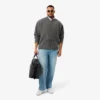 Blouson aviateur en jersey de laine mérinos pour homme