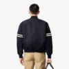 Blouson aviateur imperméable pour homme avec écusson brodé