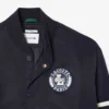 Blouson aviateur imperméable pour homme avec écusson brodé