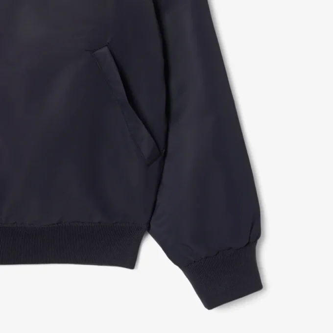 Blouson aviateur imperméable pour homme avec écusson brodé