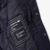 Blouson aviateur imperméable pour homme avec écusson brodé