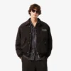 Blouson aviateur imperméable pour homme avec insigne