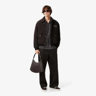 Blouson aviateur imperméable pour homme avec insigne