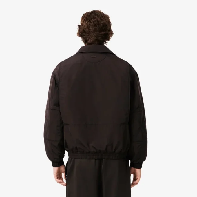 Blouson aviateur imperméable pour homme avec insigne