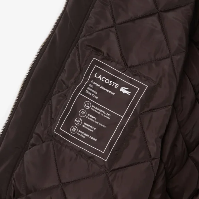 Blouson aviateur imperméable pour homme avec insigne