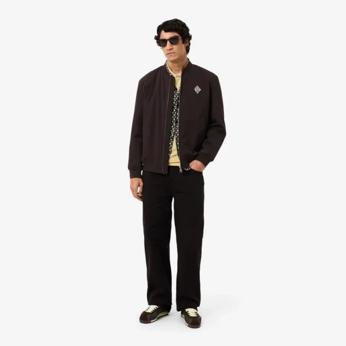 Blouson aviateur rétro avec écusson, déperlant Blouson aviateur rétro avec écusson, déperlant