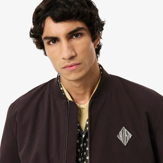 Blouson aviateur rétro avec écusson, déperlant Blouson aviateur rétro avec écusson, déperlant
