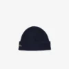 Bonnet en cachemire côtelé pour femme